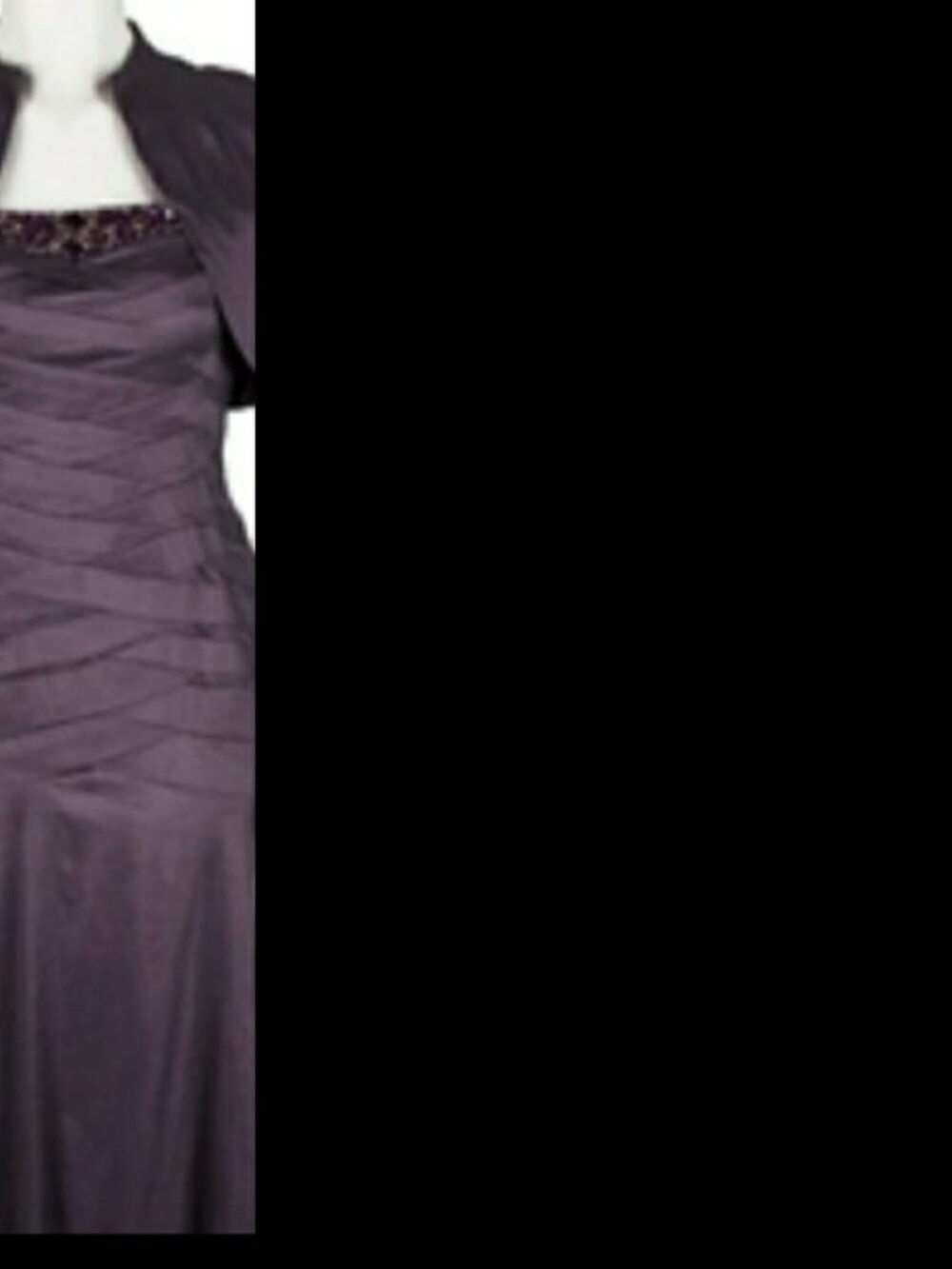 KM Collection 10 Chocolate Bolero Jacket